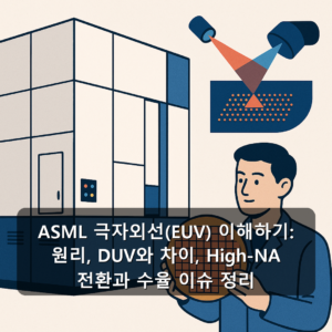 ASML 극자외선(EUV) 이해하기: 원리, DUV와 차이, High-NA 전환과 수율 이슈 정리