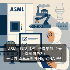 ASML EUV, 라인 구축부터 수율 최적화까지: 공급망·소프트웨어·High‑NA 준비 체크리스트