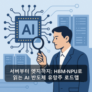 서버부터 엣지까지: HBM·NPU로 읽는 AI 반도체 유망주 로드맵