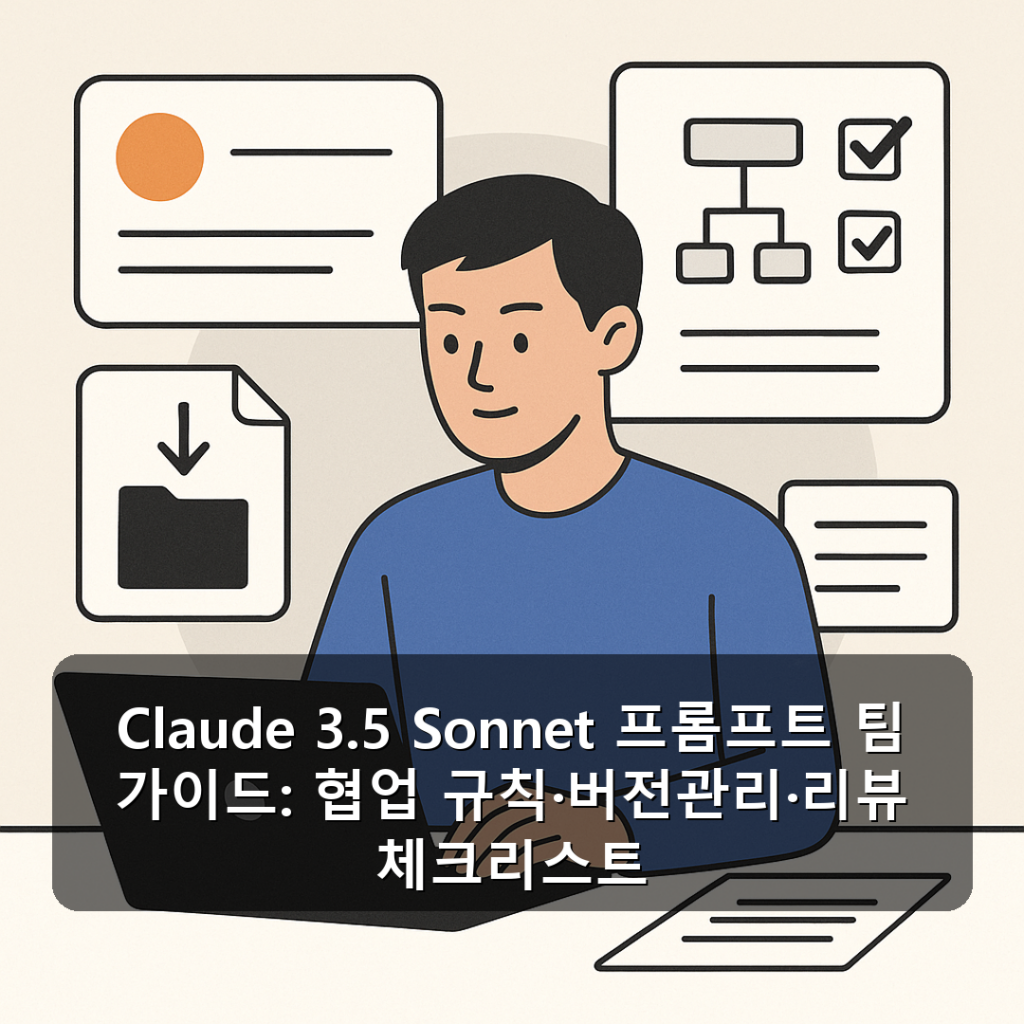 Claude 3.5 Sonnet 프롬프트 팀 가이드: 협업 규칙·버전관리·리뷰 체크리스트