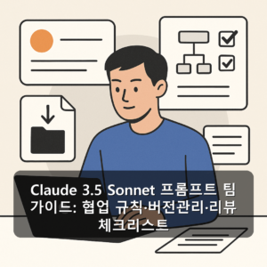 Claude 3.5 Sonnet 프롬프트 팀 가이드: 협업 규칙·버전관리·리뷰 체크리스트