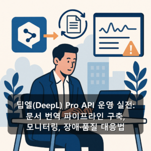 딥엘(DeepL) Pro API 운영 실전: 문서 번역 파이프라인 구축, 모니터링, 장애·품질 대응법