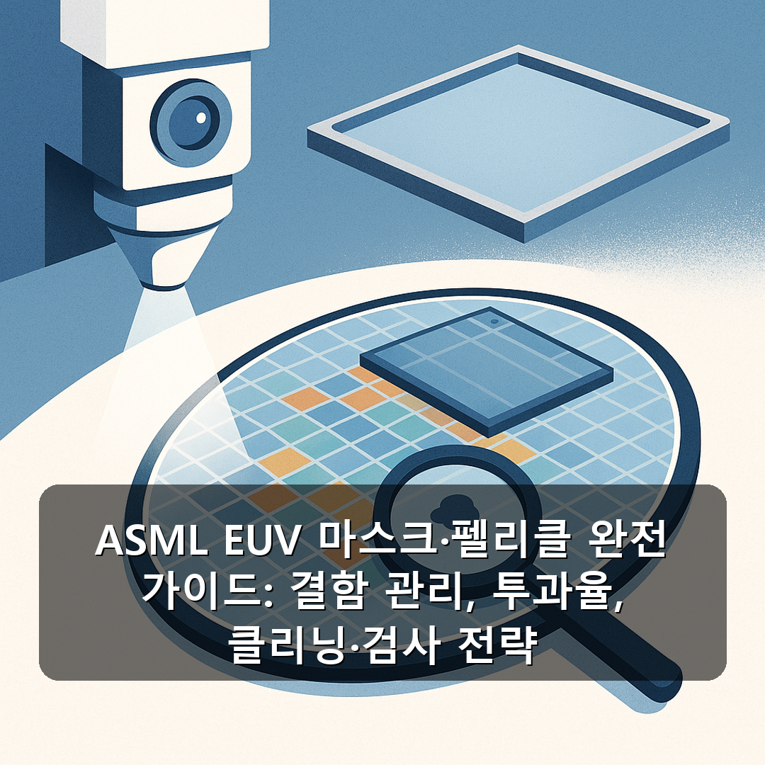 ASML EUV 마스크·펠리클 완전 가이드: 결함 관리, 투과율, 클리닝·검사 전략