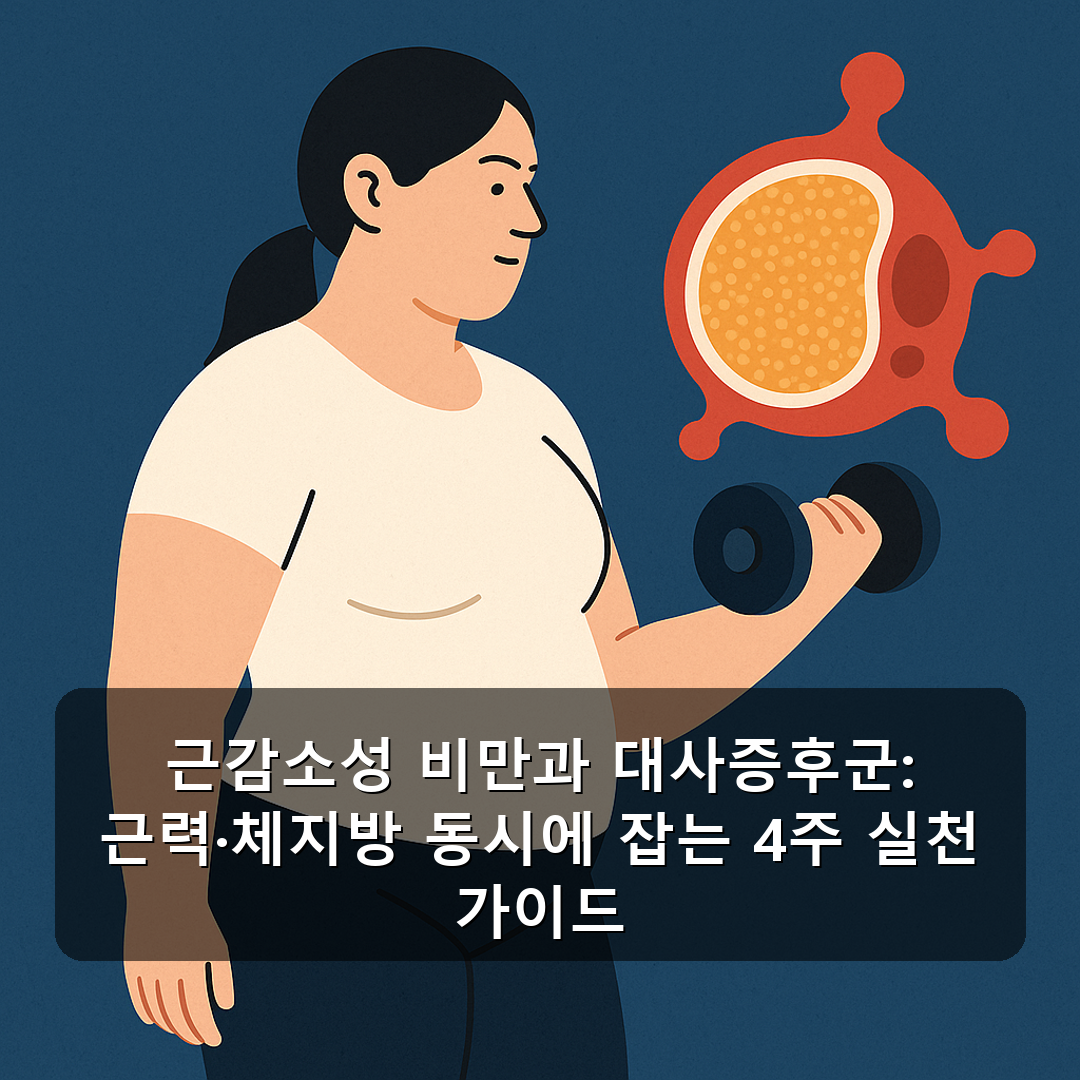 근감소성 비만과 대사증후군: 근력·체지방 동시에 잡는 4주 실천 가이드
