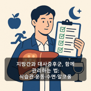 지방간과 대사증후군, 함께 관리하는 법: 식습관·운동·수면·알코올 체크리스트