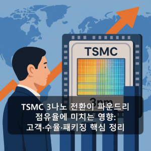 TSMC 3나노 전환이 파운드리 점유율에 미치는 영향: 고객·수율·패키징 핵심 정리