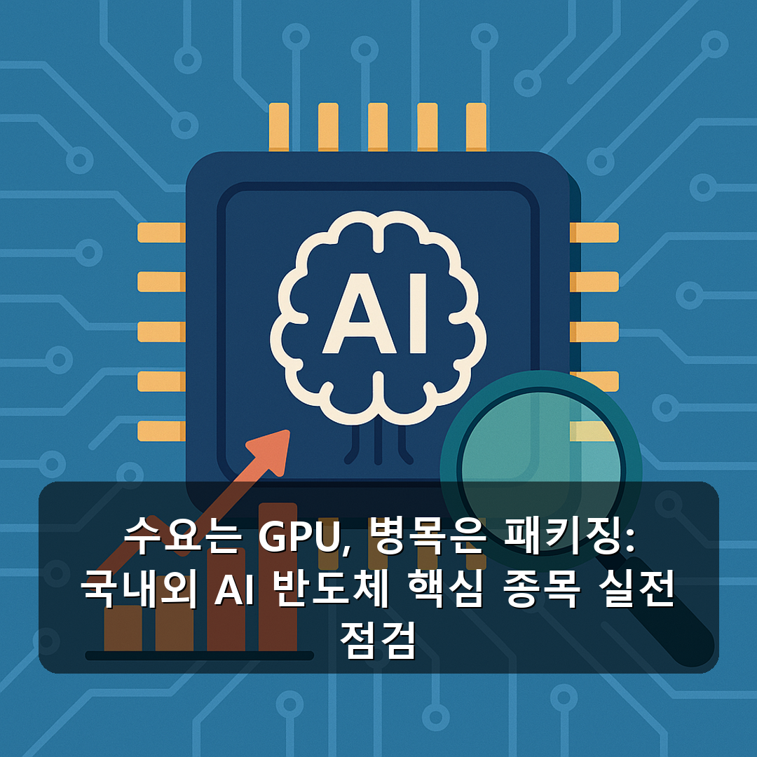 수요는 GPU, 병목은 패키징: 국내외 AI 반도체 핵심 종목 실전 점검