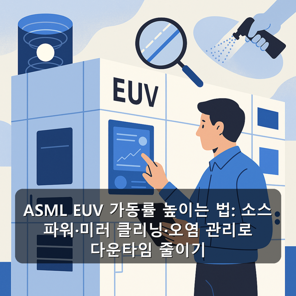 ASML EUV 가동률 높이는 법: 소스 파워·미러 클리닝·오염 관리로 다운타임 줄이기
