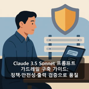 Claude 3.5 Sonnet 프롬프트 가드레일 구축 가이드: 정책·안전성·출력 검증으로 품질 지키기