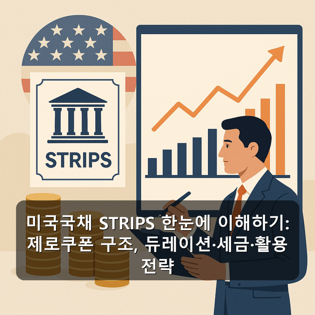 미국국채 STRIPS 한눈에 이해하기: 제로쿠폰 구조, 듀레이션·세금·활용 전략