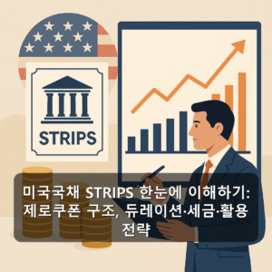 미국국채 STRIPS 한눈에 이해하기: 제로쿠폰 구조, 듀레이션·세금·활용 전략
